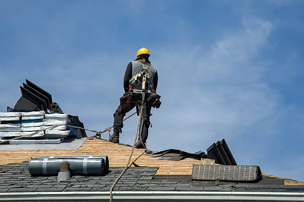 Professional Storm Damage Roof Repair technician working in Glendale, CO